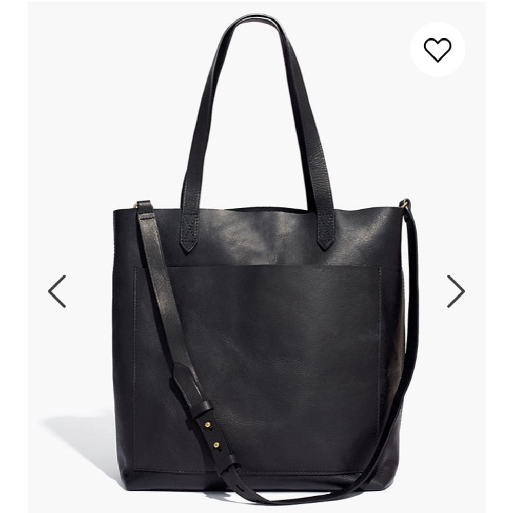 Madewell Black Medium Transport Tote